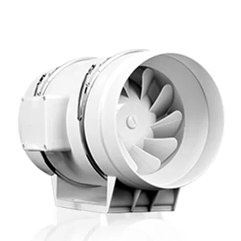 4-дюймовый вытяжной вентилятор с низким уровнем шума, встроенный гидропонный воздуховод, вытяжной вентилятор для домашней ванной комнаты, вентиляционное отверстие для выращивания растений