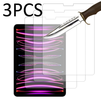 3 шт. для iPad Pro 12,9 2022 12,9-дюймовый 6-го поколения A2764 A2437 Стеклянная защитная пленка для экрана планшета 9H 0,33 мм