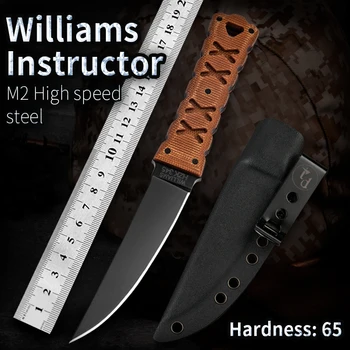 M2 HSS тактический нож для выживания в кемпинге, охотничий нож, нож ручной работы с фиксированным лезвием, уличный нож, ручные инструменты