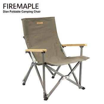 Походный стул большого размера из огненного клена, Переносное Складное Кресло для рыбалки на открытом воздухе, Походное пляжное кресло с сумкой для переноски