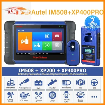 Оригинальный Autel MaxiIM IM508 Advanced IMMO & Key Programming Tool Плюс XP400 Pro Key & Chip Programmer - Инструмент для диагностики всей системы