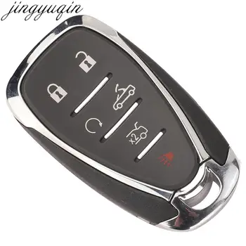 Jingyuqin 6 Кнопок Smart Remote Чехол Для ключей Автомобиля В виде Ракушки Для Chevrolet Camaro Cruze Equinox Malibu Spark Traverse 2016 2017 2018 2019