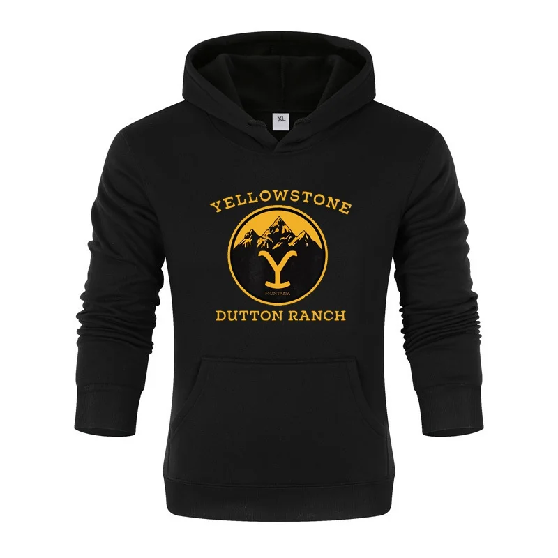 Толстовки с принтом TV Y-Yellowstones Мужские/женские толстовки с капюшоном Yellowstone